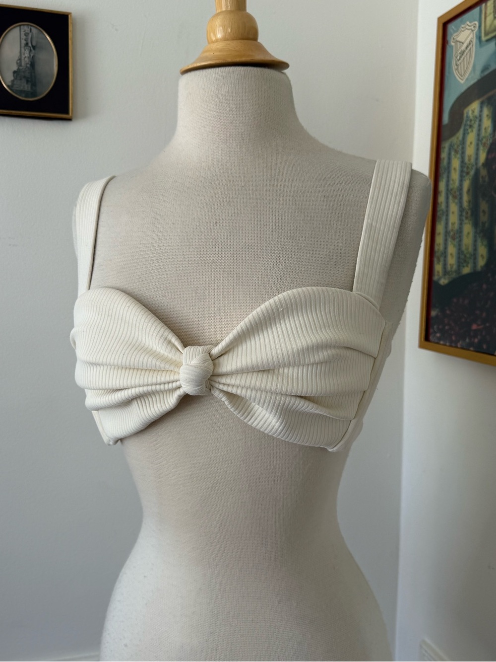 Montce swim cream bikini I top